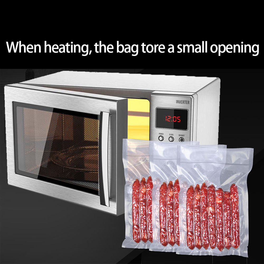 Food Storage Bag - 50pcs Kitchen Food Vacuum Sealer Bag