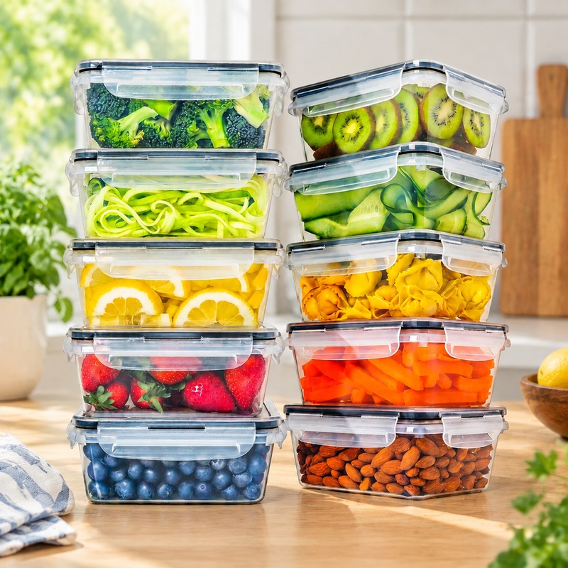 Food Storage Labels - Set of 10 BPA-Free Kitchen Storage