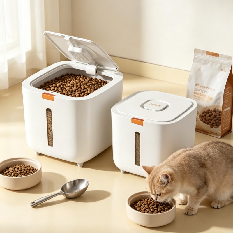5/7KG Pet Food Storage Box, Se - Food Storage With Dividers ulasan dan harga