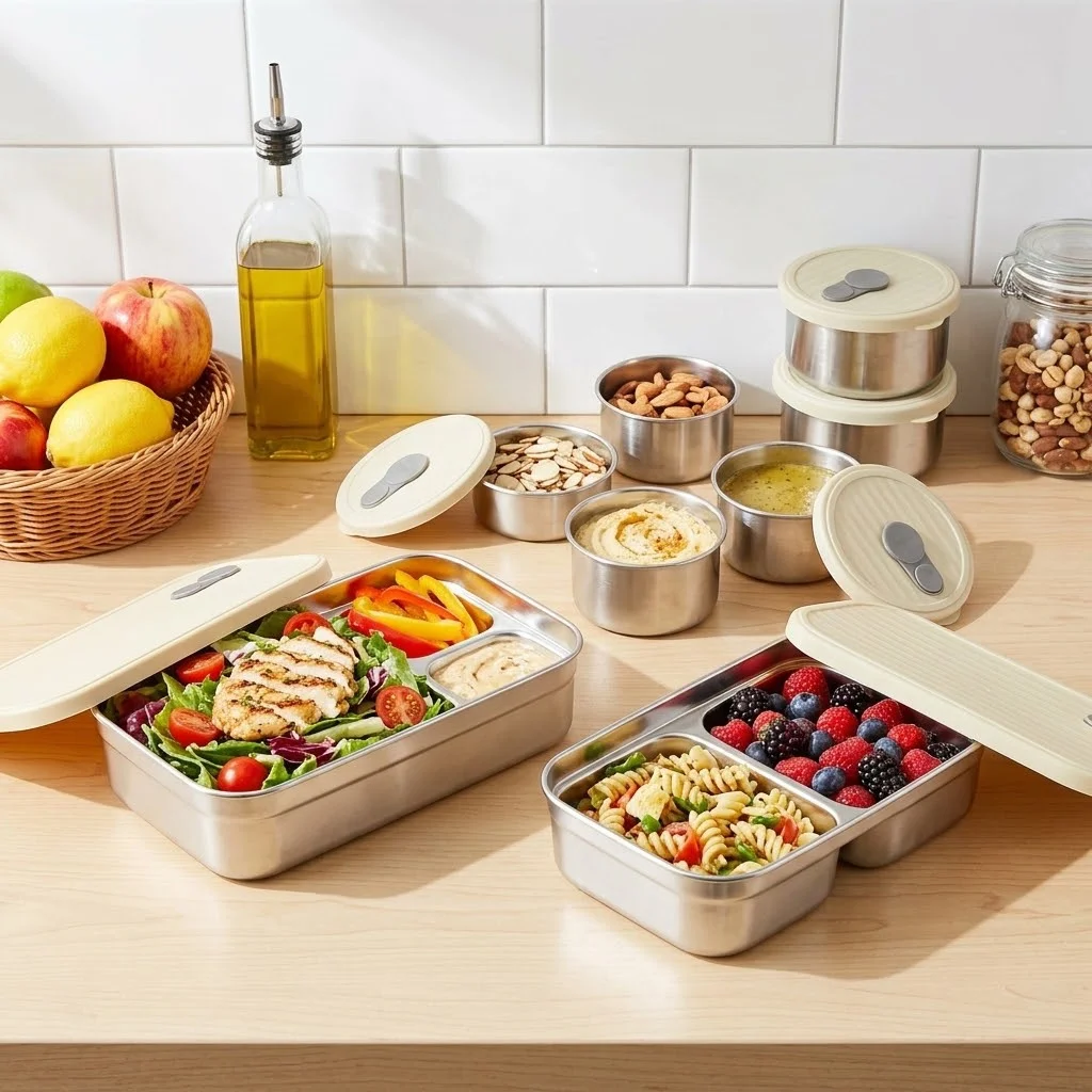 304 Stainless Steel Lunch Box  - Food Storage Oven Safe ulasan dan harga