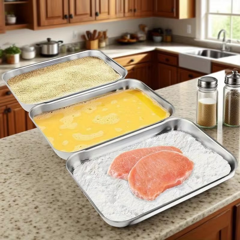 Three-Piece Stainless Steel Fo - Food Storage Meals ulasan dan harga