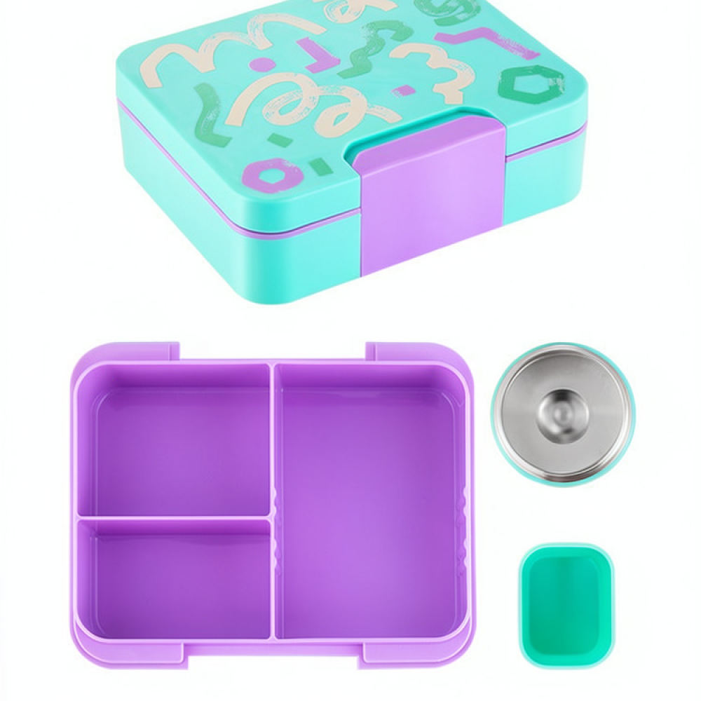 Microwaveable Lunch Container  - Food Storage With Dividers ulasan dan harga