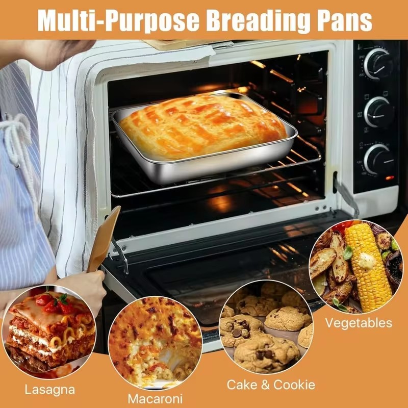3-Piece Stainless Steel Food C - Food Storage Meals ulasan dan harga