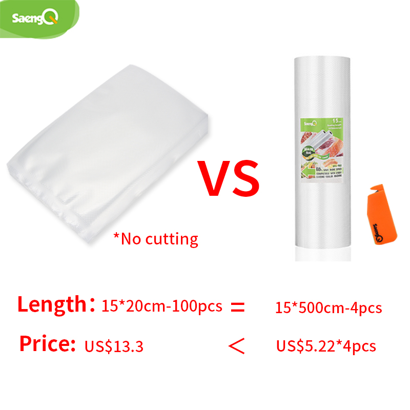 saengQ Kitchen Vacuum Bags for - Food Storage Bag ulasan dan harga