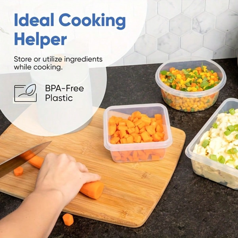 12 Piece Food Storage Containe - Food Storage Labels ulasan dan harga