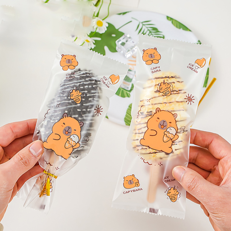 ~100Pcs Cute Cartoon Food Grad - Food Storage Bag ulasan dan harga