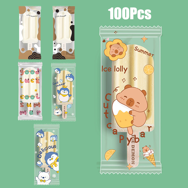 ~100Pcs Cute Cartoon Food Grad - Food Storage Bag ulasan dan harga