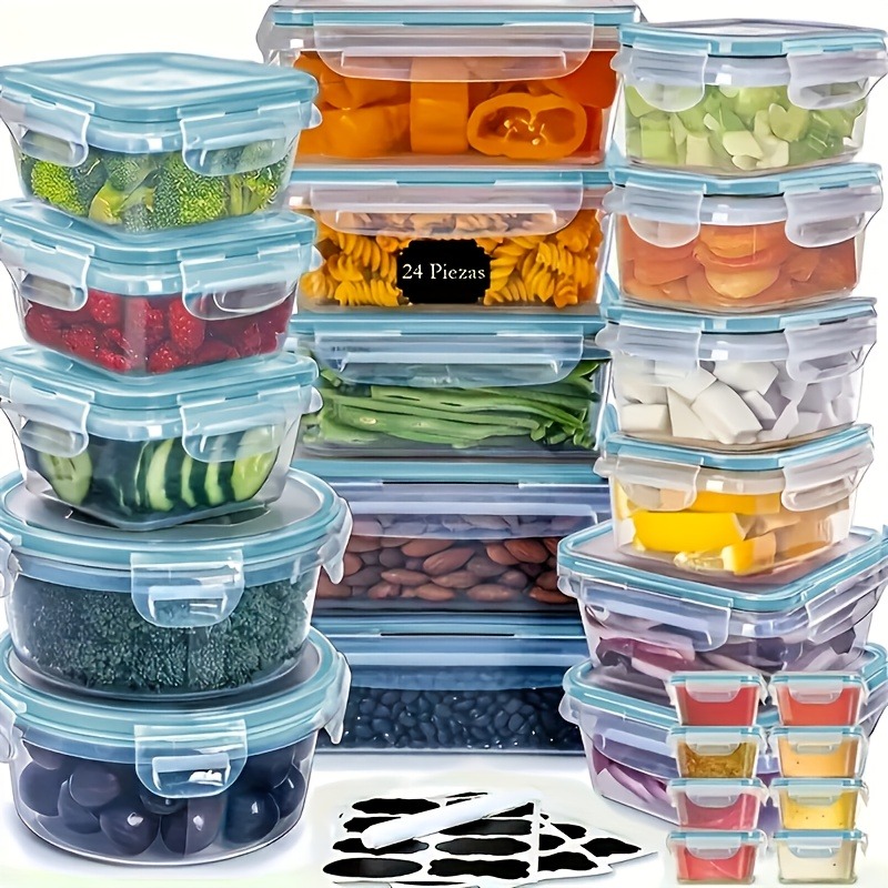 48PCS BPA-Free Food Storage Se - Food Storage Meals ulasan dan harga