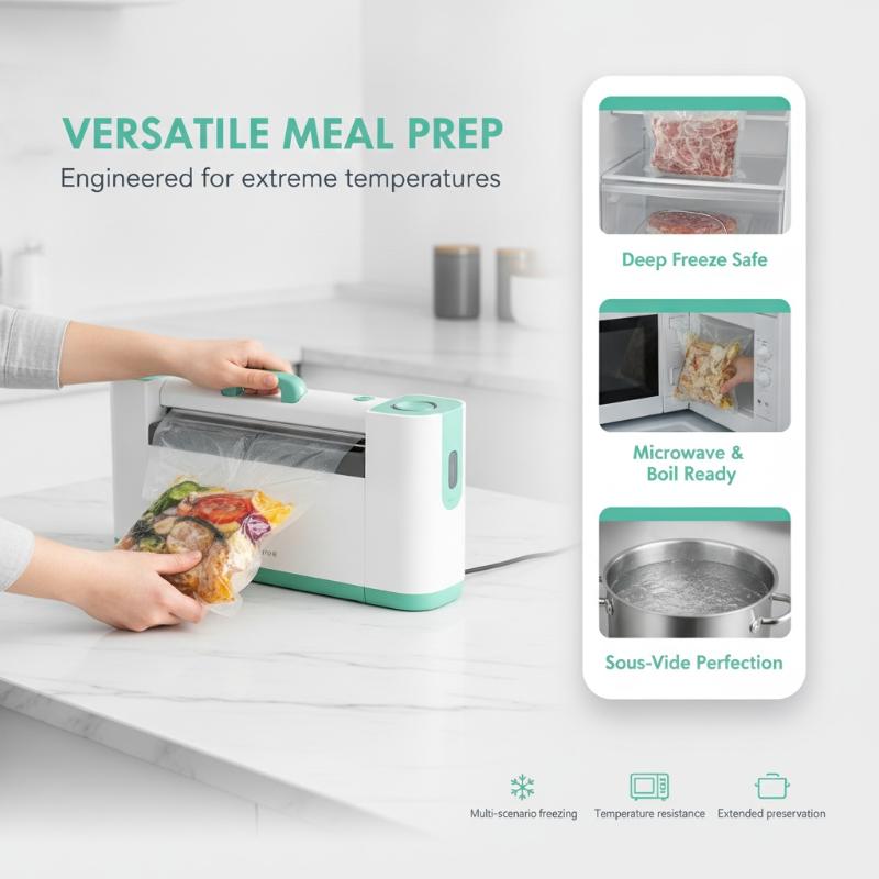 100 PCS BPA Free Vacuum Sealer - Food Storage Bag ulasan dan harga